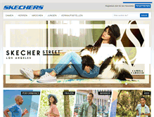 Tablet Screenshot of ch.skechers.com